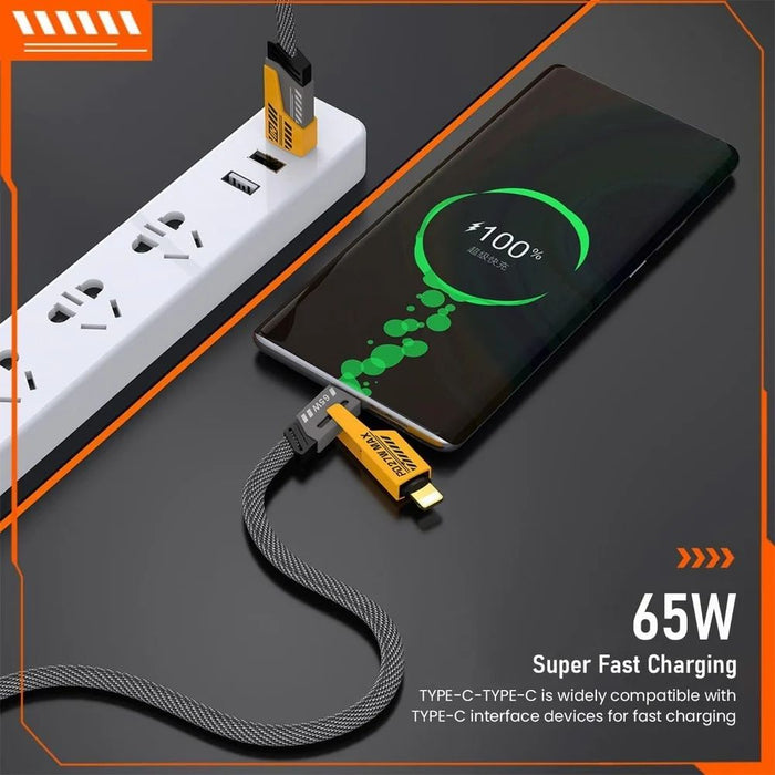 USB MICRO CHARGING CABLE 4 IN 1 FOR RC TOYS BLACK&YELLOW
