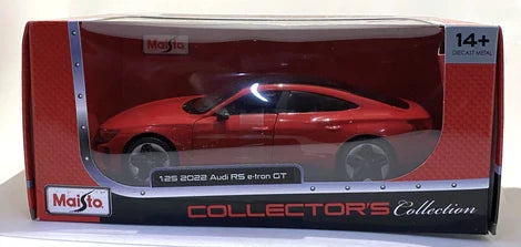 MAISTO 2022 AUDI RS ETRON GT 1/25 RED DIE CAST MODEL