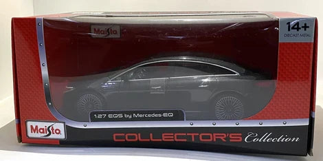 MAISTO EQS BY MERCEDES EQ 1/27 BLACK DIE CAST MODEL