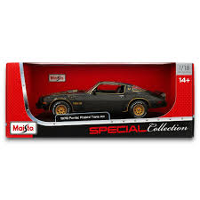 MAISTO 1/18 1978 PONTIAC FIREBIRD TRANS AM 51464BK DIECAST MODEL