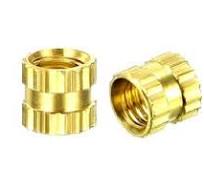 M3X6MM BRASS HEAT SET THREADED ROUND INSERT NUT(PACK OF 25PCS)