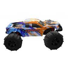 Rc Car Typhoon Big Foot Monster Truck 1/10 Scale 4Wd Rtr Red/Orange