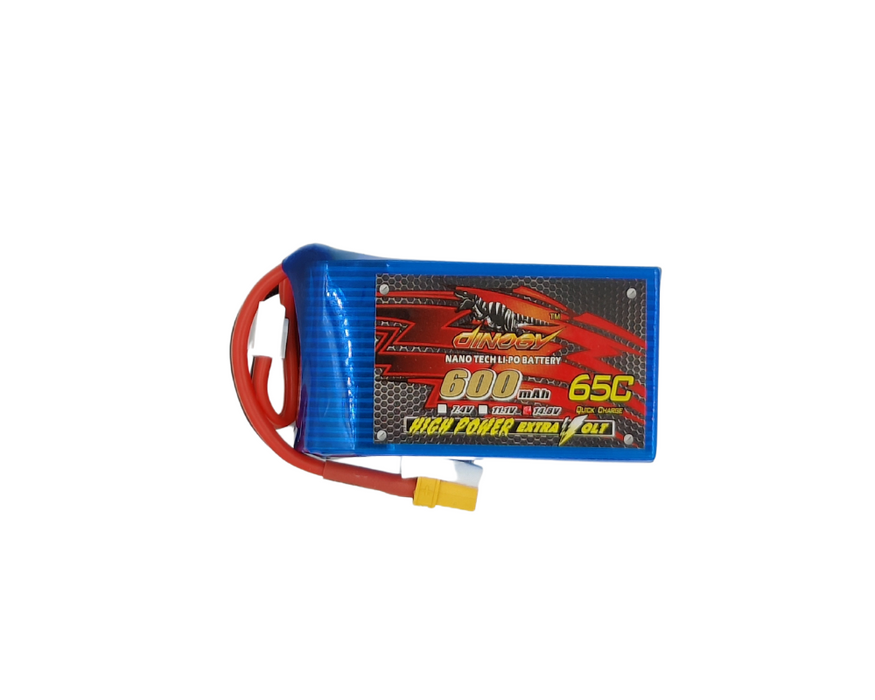 4S-600Mah Dinogy Nanotech 65C Lipo Battery