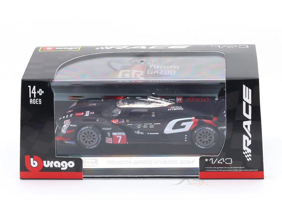 BBURAGO 18-38322 1/43 TOYOTA GAZOO RACING GR010 HYBRID 2024 DIE-CAST