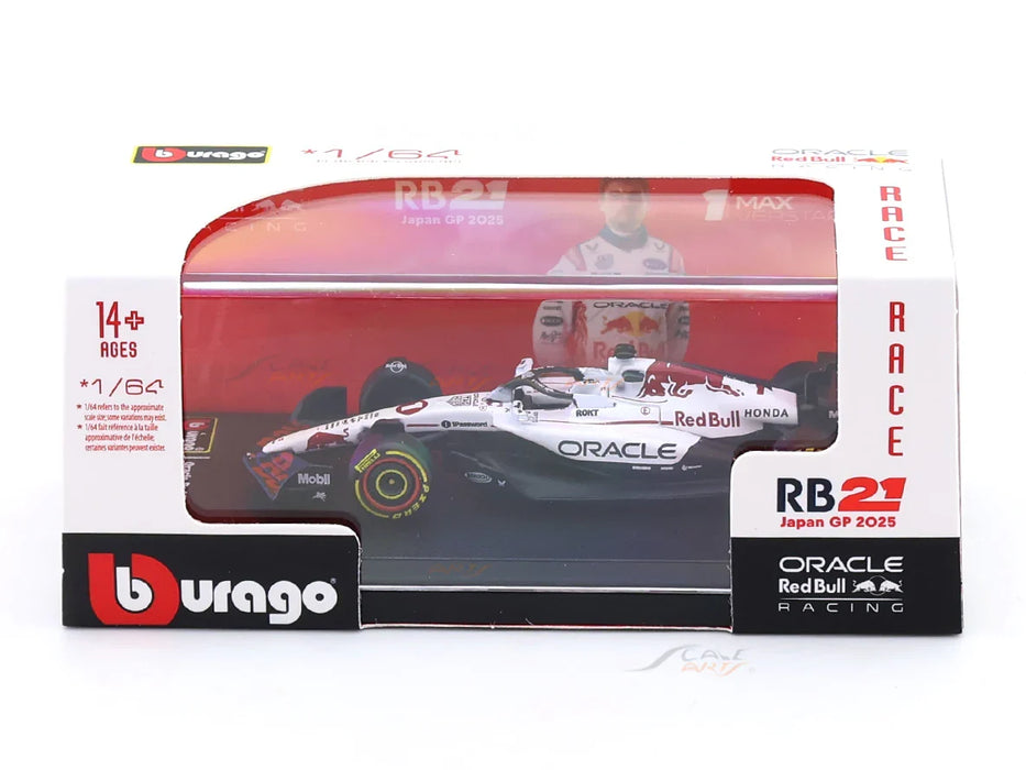 BBURAGO 28-58009M1 1/64 RB21 JAPAN GP 2025 ORACLE RED BULL DIE-CAST