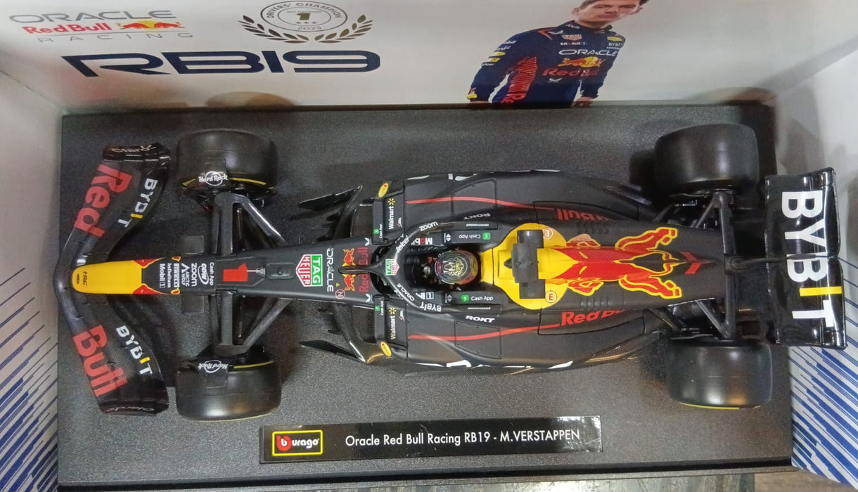 BBURAGO 18-18003V 1/18 ORACLE RED BULL RACING RB19-M. VERSTAPPEN DIE-CAST