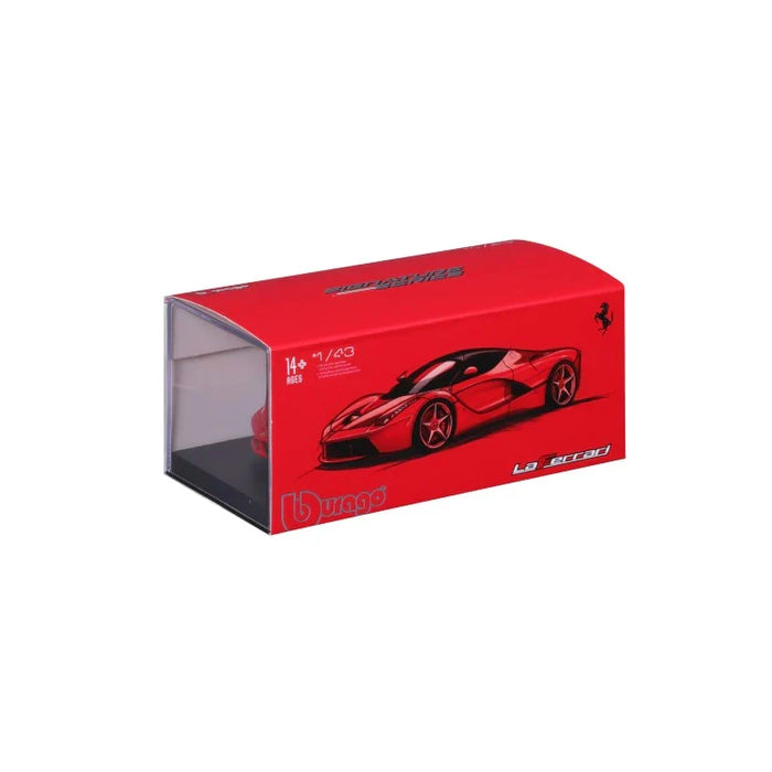 Bburago Signature Series 1/43 Scale Ferrari LaFerrari Diecast Car Model for 14+ Years (Red)