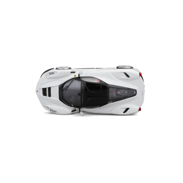 BBURAGO 1/43 SIGNATURE MODEL 18-36950 LAFERRARI WHITE