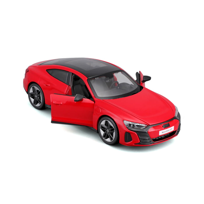 MAISTO 2022 AUDI- RS-E- TRON-GT- RED 1/24 DIECAST  CAR MODEL