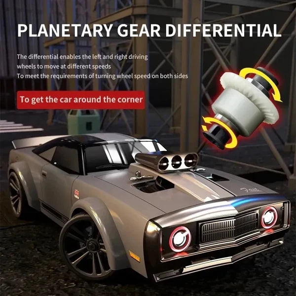 HURRICANE RC CAR 4X4 RTR 1/16 ELECTRIC DRIFT CAR SUCHIYU SCY 16303 SILVER