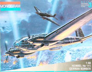 MONOGRAM HEINKEL HE111 GERMAN BOMBER MODEL KIT 5509