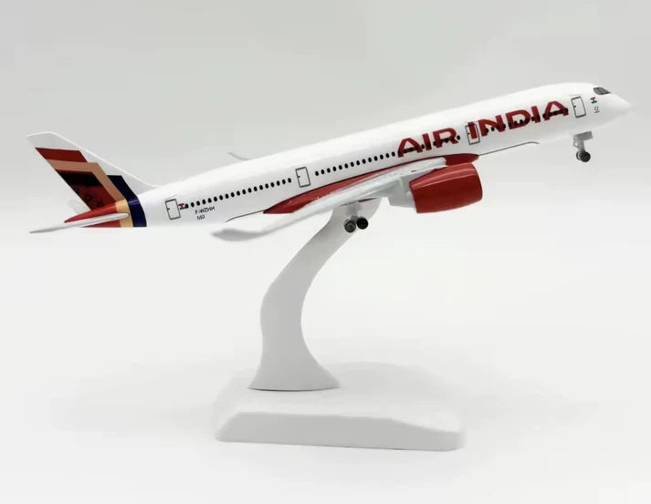 Air India Airbus A350 Diecast Airplane Model – 20cm Scale Metal Aircraft Collectible