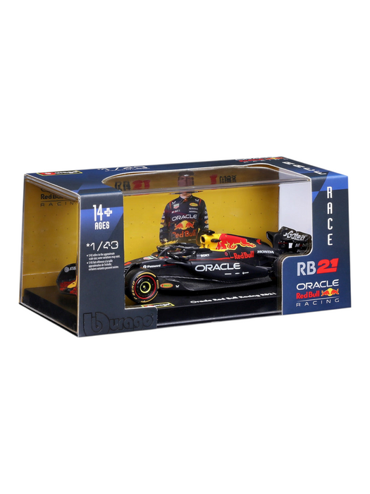 BBURAGO 18-38233V 1:43 ORACLE RED BULL RACING RB21 DIECAST MODEL