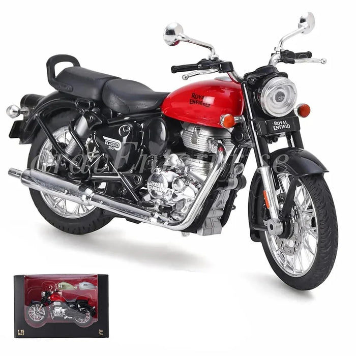 ROYAL ENFIELD CLASSIC 350 MIY TOY METAL DIE-CAST 1:15 SCALE  BATCH NO 2025/D/NE/L1