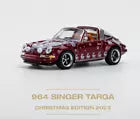 POP RACE SINGER 964 TARGA 1/64 SCALE NO:S6-02 (MERRY CHRISTMAS 2023 MODEL)