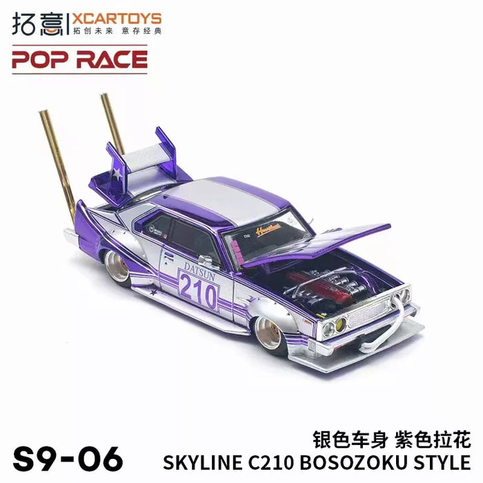 XCARTOYS SKYLINE C210 BOSOZOKU STYLE S9-06 1/64