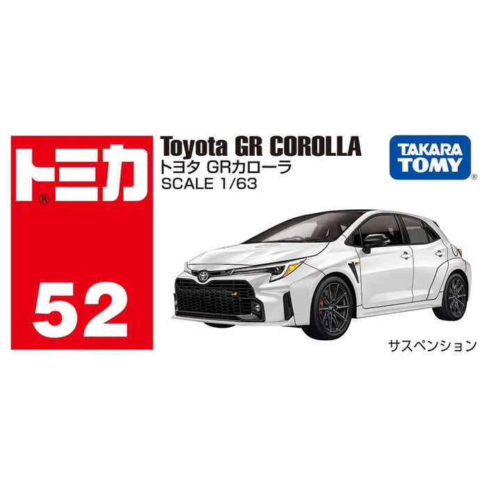 TAKARA TOMY TOYOTA GR COROLLA 1/63 SCALE NO:52