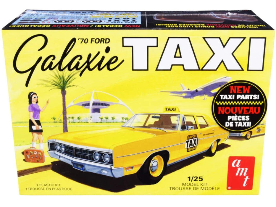 AMT 1970 FORD GALAXIE TAXI 1:25 SCALE MODEL KIT&nbsp;AMT1243M/12