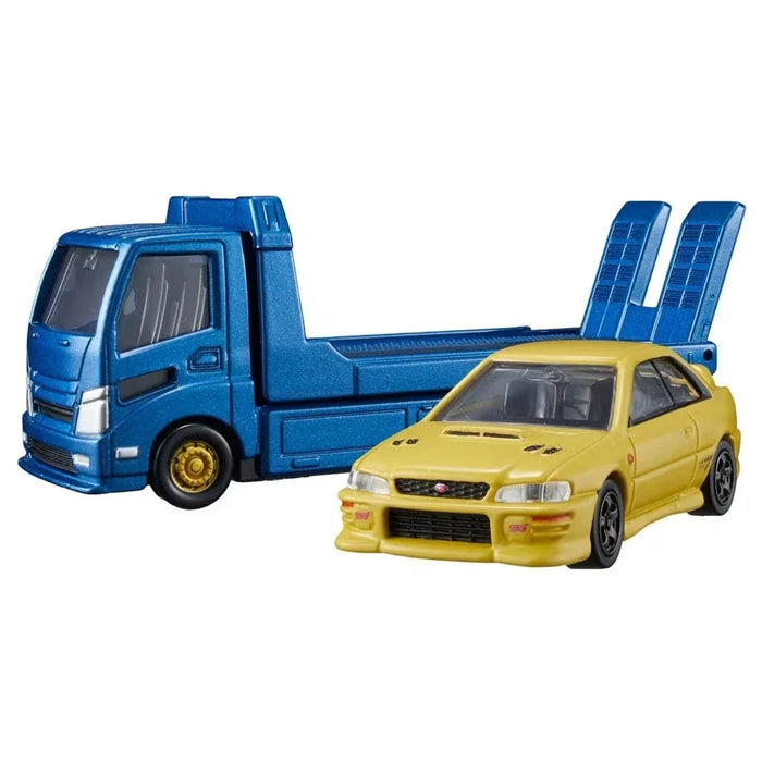 TOMICA PREMIUM SUBARU IMPREZA WRX TYPE R STI TRANSPORTER 912583