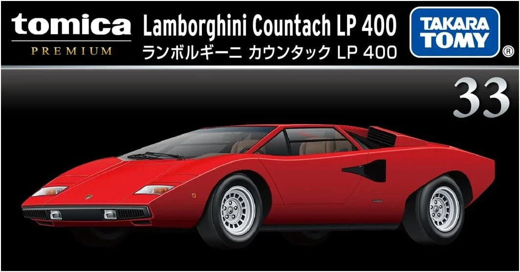 TAKARA TOMY PREMIUM TOMICA LAMBORGHINI NO:33 COUNTACH LP 400 1/64 SCALE
