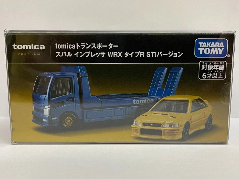 TOMICA PREMIUM SUBARU IMPREZA WRX TYPE R STI TRANSPORTER 912583
