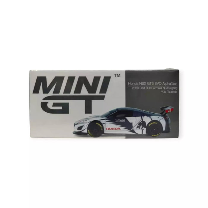 MINI GT 1/64 HONDA NSX GT3 EVO ALPHA TAURI (2023 RED BULL FORMULA NURBURGRING YUKI TSUNODA) NO:761