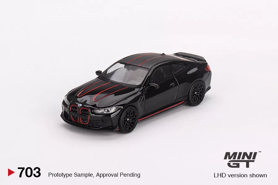 MINI GT 1/64 SCALE BMW M4 CSL (BLACK SAPPHIRE) NO:703