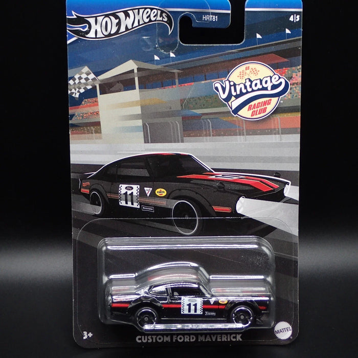 HOT WHEELS VINTAGE RACING CLUB CUSTOM FORD MAVERICK (9C6D)