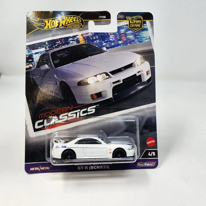 HOT WHEELS NISSAN SKYLINE GT-R (BCNR 33)MODERN CLASSICS CAR (9C1E)