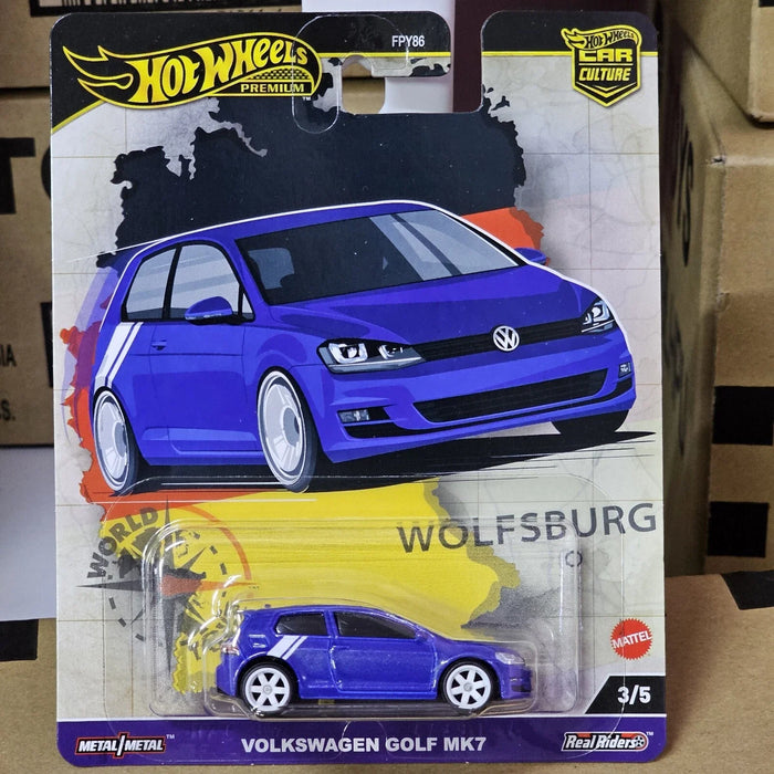 HOT WHEELS VOLKSWAGEN GOLF MK7  PREMIUM CAR CULTURE (9C1A)