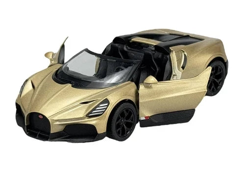 KINSMART BUGATTI MISTRAL 1:36 MSCALE NO:KT5460D (GOLDEN)