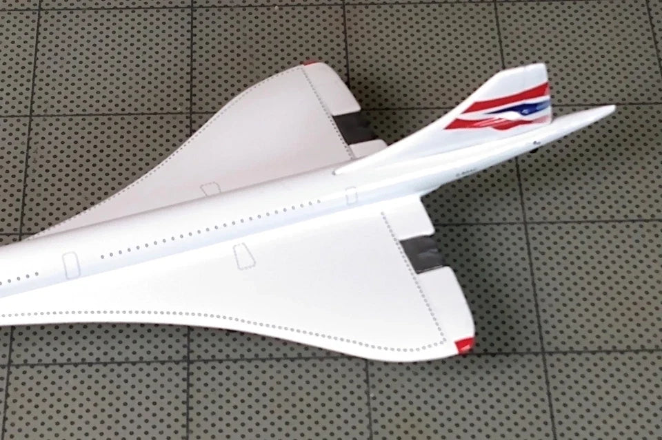 DIE CAST AIRPLANE GEMINI JETS 1:400 SCALE  BRITISH AIRWAYS CONCORDE