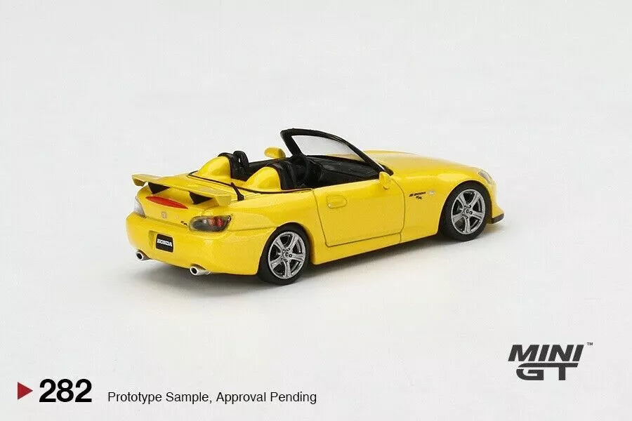 MINI GT 1/64 SCALE HONDA S2000 TYPE S (NEW INDY YELOW PEARL) NO:282