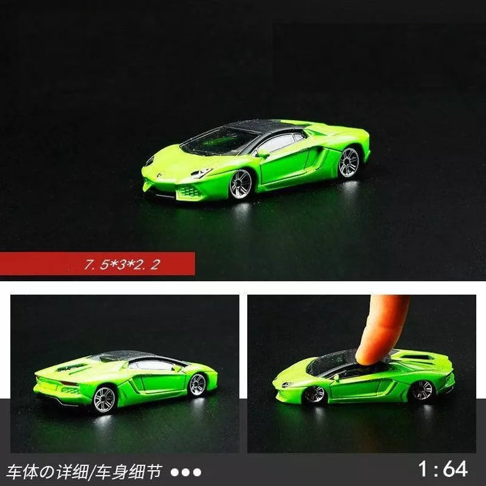 CCA LAMBORGHINI AVENTADOR ROADSTER 1:64 SCALE NO: S02-02 (GREEN)