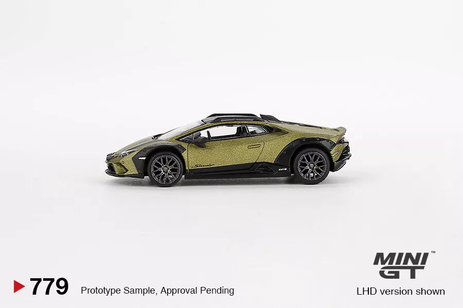 MINI GT 1/64 SCALE LAMBORGHINI HURACAN STERRATO (VERDE GEA MATT) NO:779