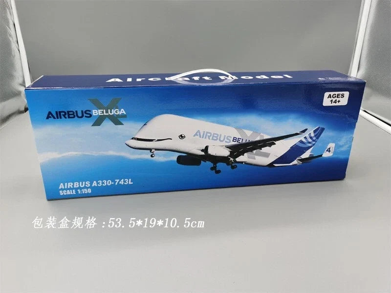 DIE CAST AIRBUS BELUGA A330-743L 1:150 SCALE TRANSPORT PLANE MODEL