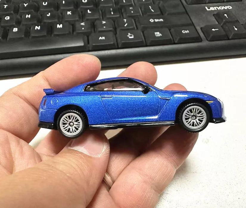 CCA NISSAN GTR(R35) 1:64 SCALE NO: S03-01 (BLUE)