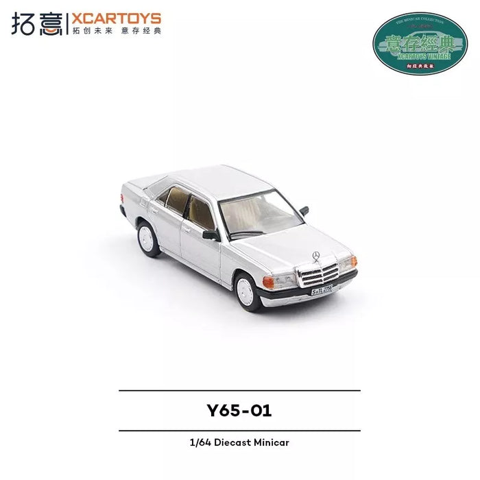 XCARTOYS 1/64 MERCEDES-BENZ 190E SILVER Y65-01