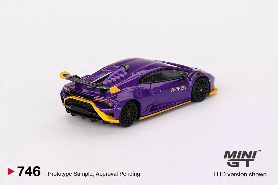 MINI GT 1/64 SCALE LAMBORGHINI HURACAN ST0 (VIOLA PASIFAE) NO:746