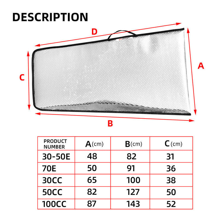 50CC DOUBLE LAYER BUBBLE WING BAG FOR 1 PAIR OF WINGS