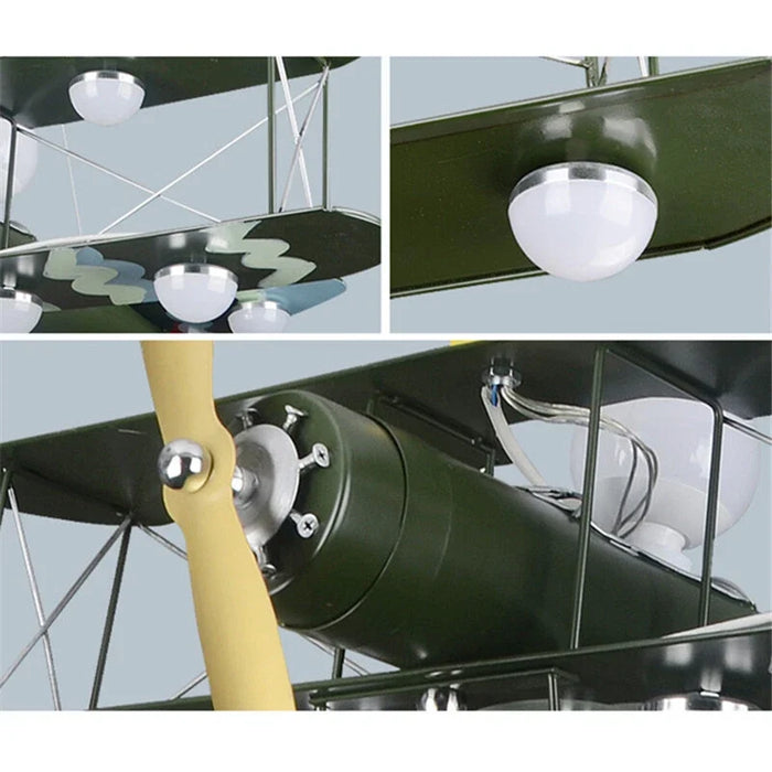 LED VINTAGE AIRPLANE CEILING LIGHT SIZE 2FTX2FT