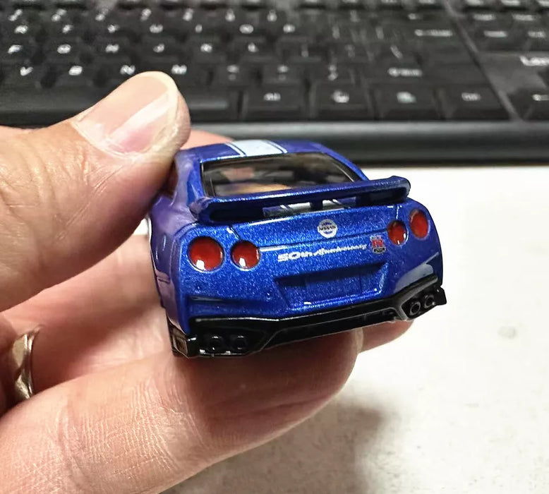 CCA NISSAN GTR(R35) 1:64 SCALE NO: S03-01 (BLUE)