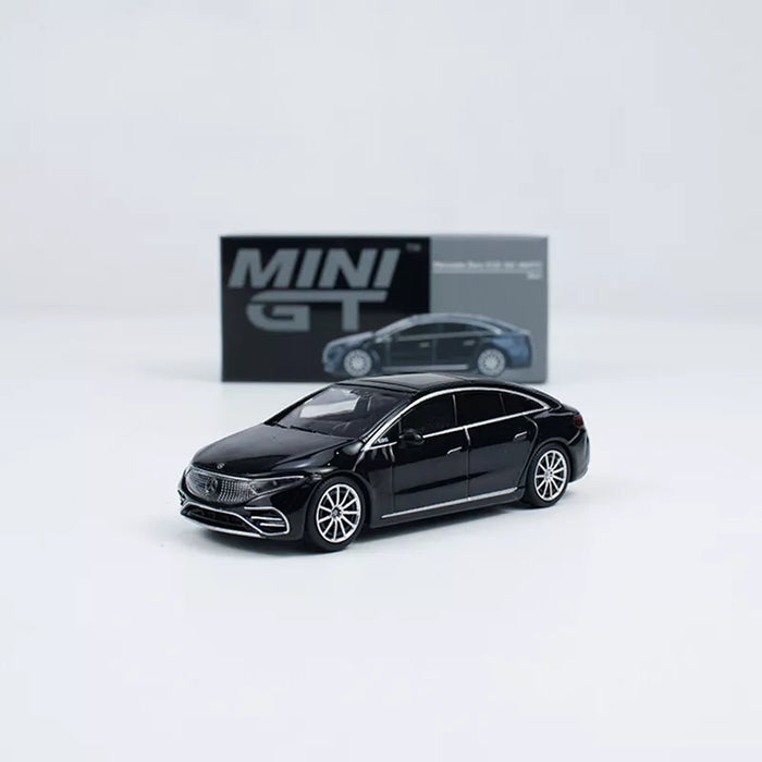 MINI GT 1/64 SCALE MERCEDES-BENZ EQS 580 4MATIC (BLACK) NO:694