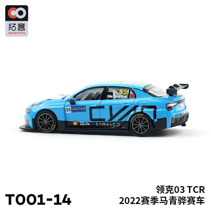 XCARTOYS LYNK & CO 03TCR RACE CAR MAQINGHUA-WTCR 2022 1/64 SCALE NO:T1-14