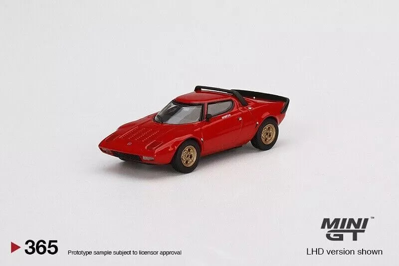 MINI GT 1/64 LANCIA STRATOS HF STRADALE  (ROSSO ARANCIO) NO:365