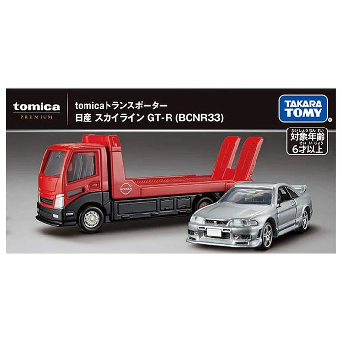 TOMICA PREMIUM NISSAN SKYLINE GT-R BCNR33 TRANSPORTER 936589