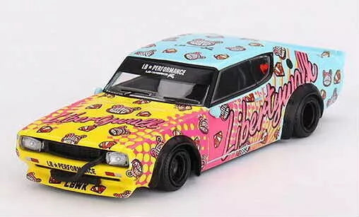 MINI GT 1/64 SCALE NISSAN SKYLINE KENMERI LIBERTY WALK LBWK (KUMA) NO:698