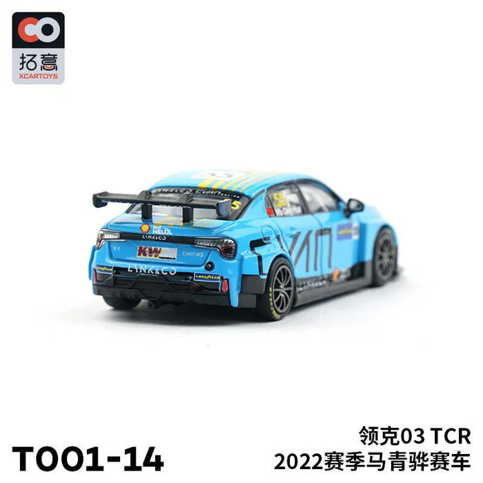 XCARTOYS LYNK & CO 03TCR RACE CAR MAQINGHUA-WTCR 2022 1/64 SCALE NO:T1-14