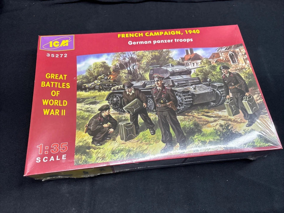 ICM FRENCH CAMPAIGN, 1940 GREAT BATTLES OF WWII 1/35 SCALE MODEL KIT 35272
