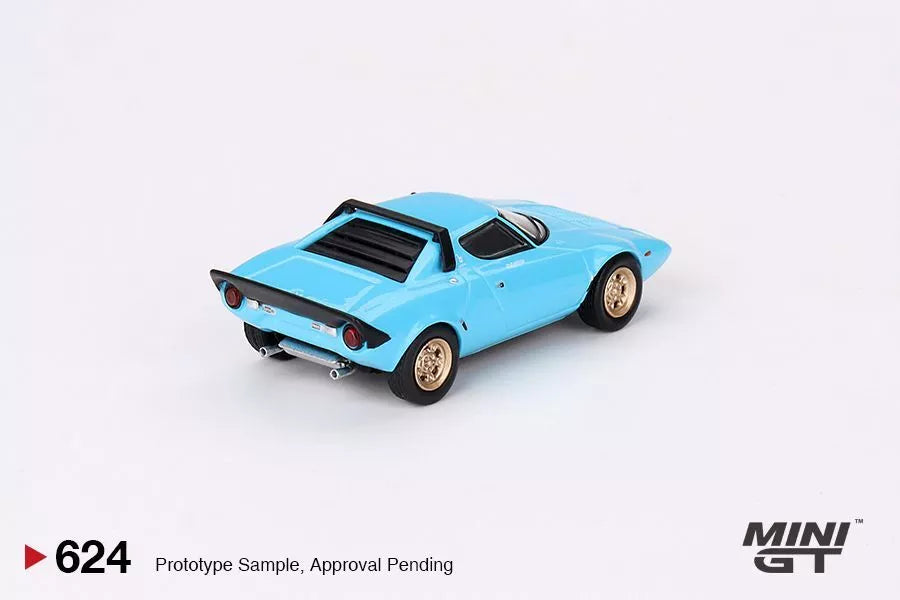 MINI GT 1/64 LANCIA STRATOS HF STRADALE (AZZURO CHIARO) NO:624